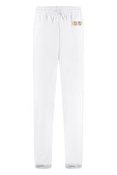 Logo detail cotton track-pants
